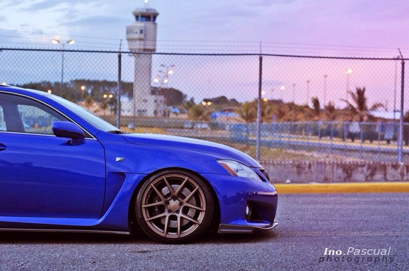 USB LEXUS ISF ON VELGEN WHEELS VMB5 BRONZE 19X9 & 19X10.5