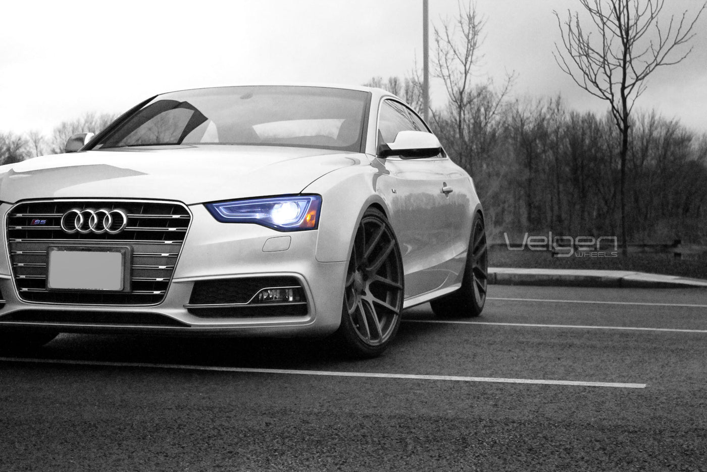 Audi S5 on Velgen Wheels 20x10.5 ALL Around.