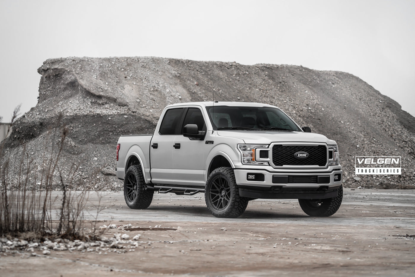 Ford F150  Lifted  Velgen Forged Truck Series VFT9  Satin Black 20x10 Whipple Super Charger  built by DDR
