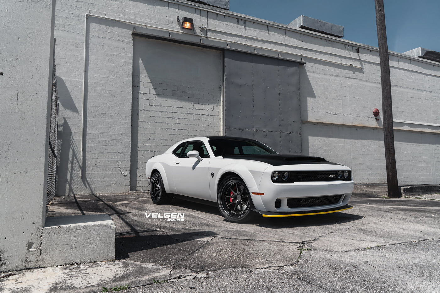 Dodge Challenger Demon  Velgen Forged SL-9 20x11 All around with 315-35-20 Nitto Stock Height