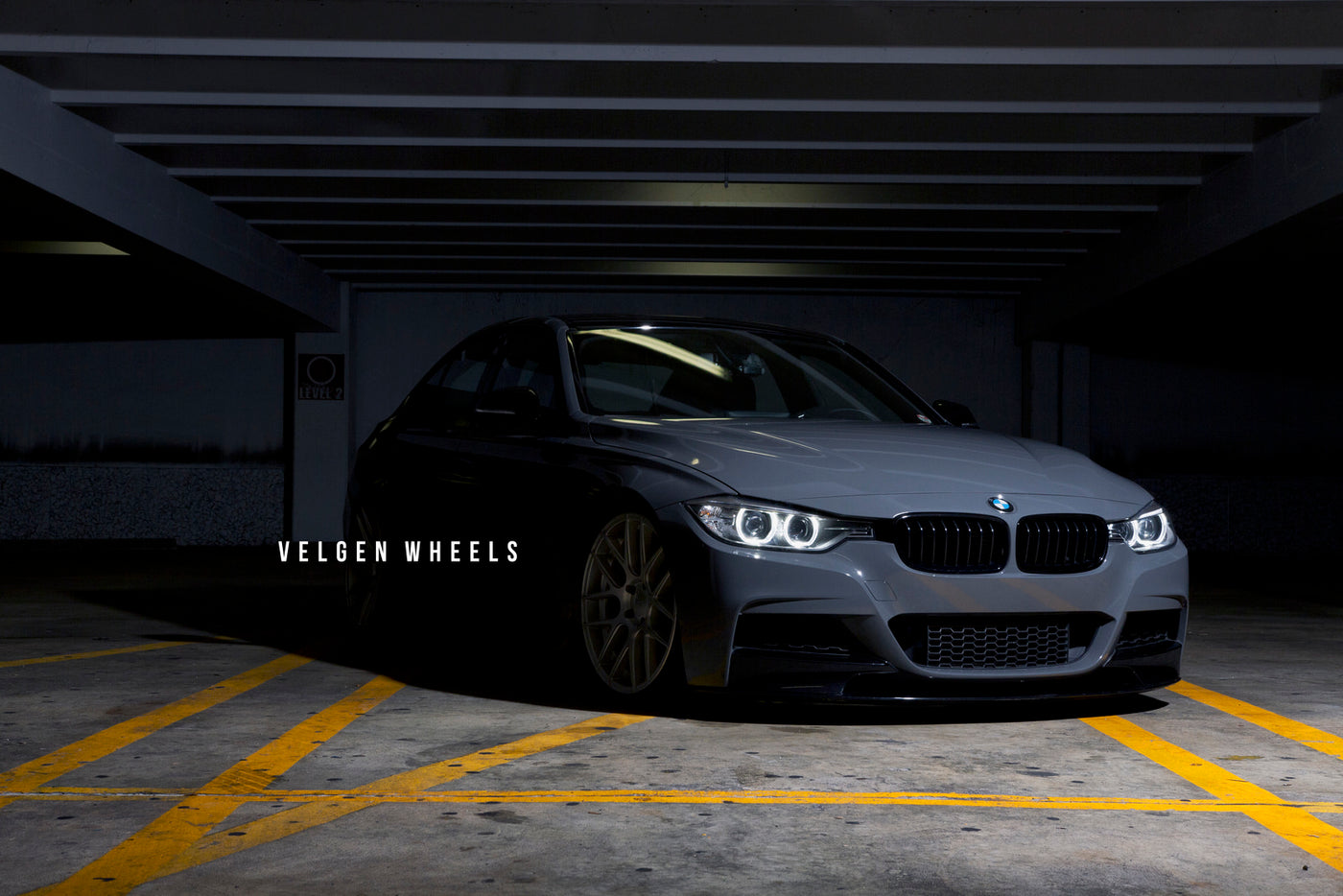 BMW F30 PEWTER GREY // VELGEN WHEELS VMB7 //  TEASER