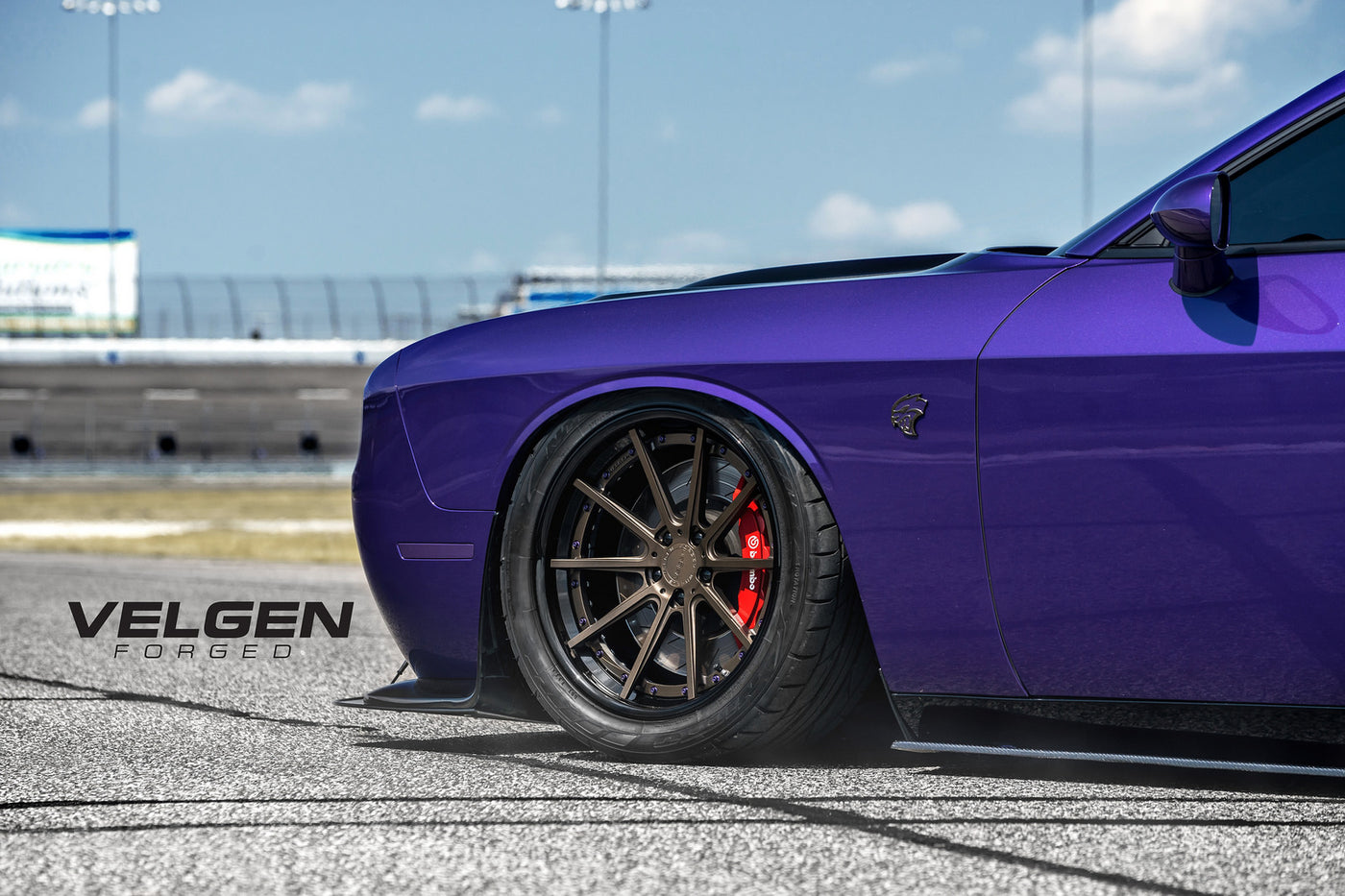Hellcat Challenger Bagged | Velgen Forged VFMP10