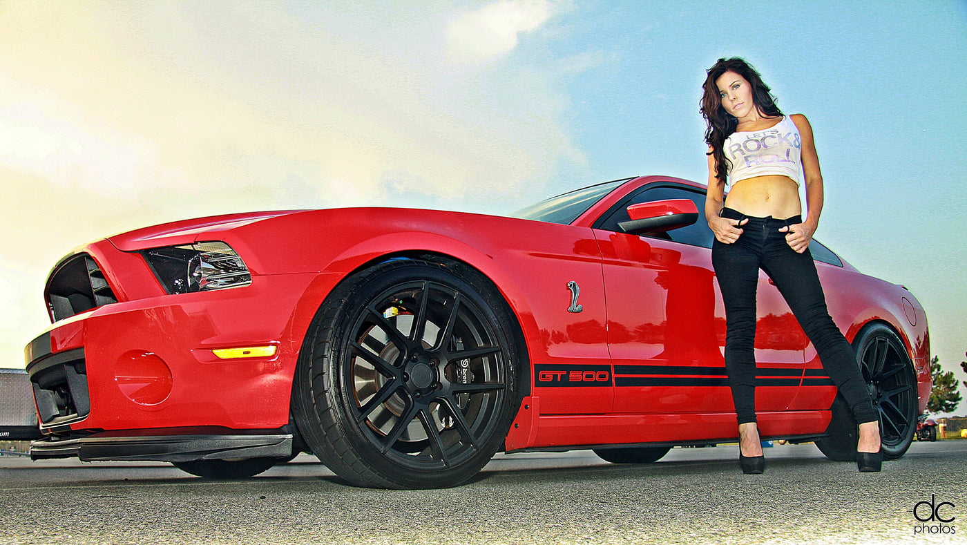 Ford Mustang GT500  //  Velgen Wheels VMB5 Satin Black