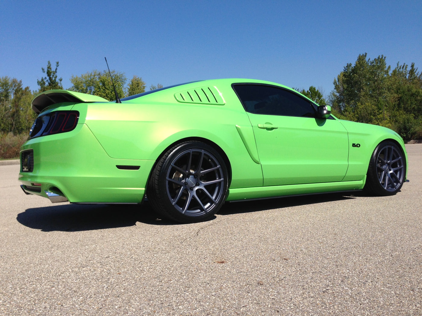 GO GREEN! Ford Mustang 5.0 on Velgen Wheels VMB5