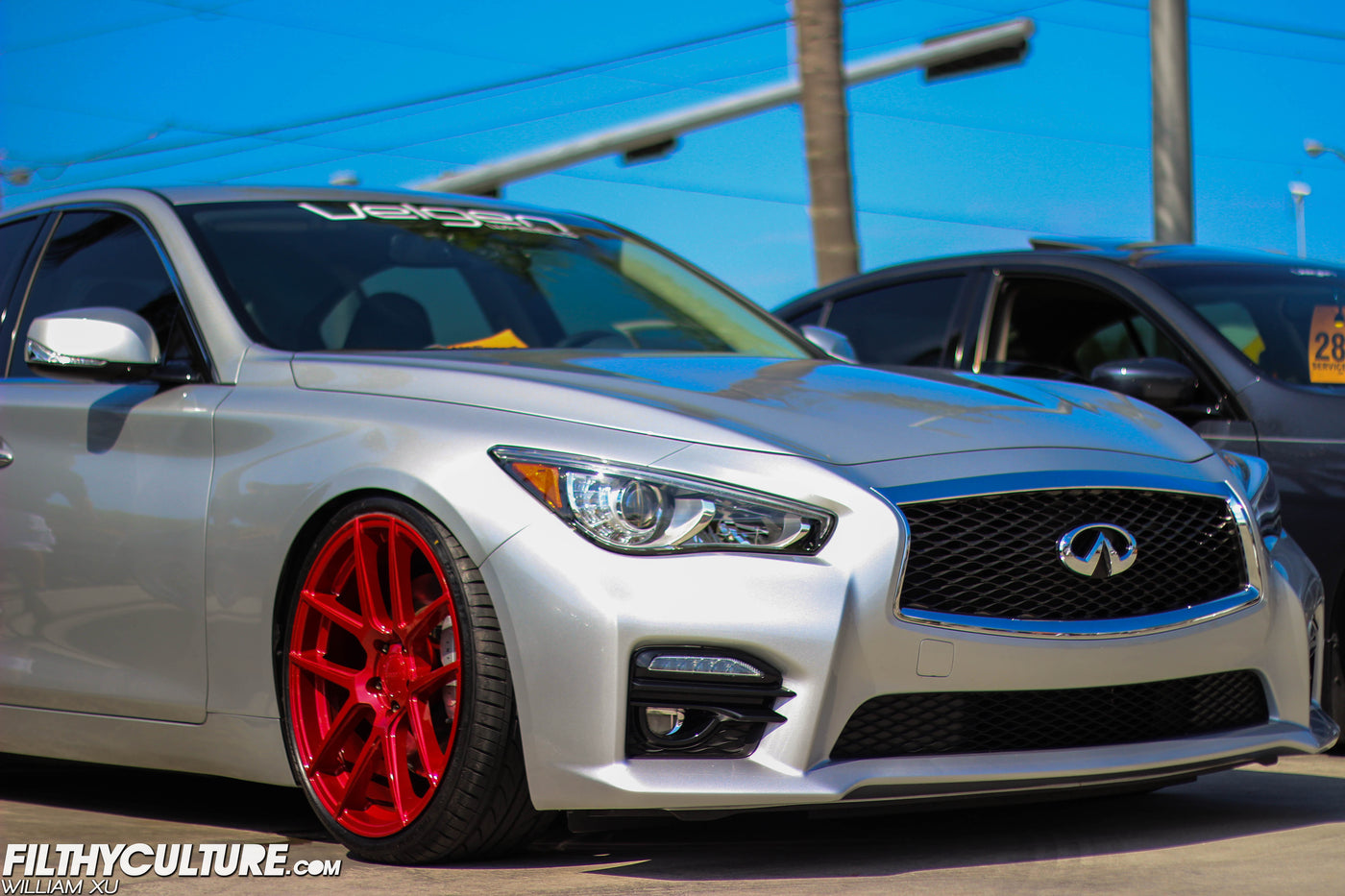 Infiniti Q50s on Velgen Wheels VMB5