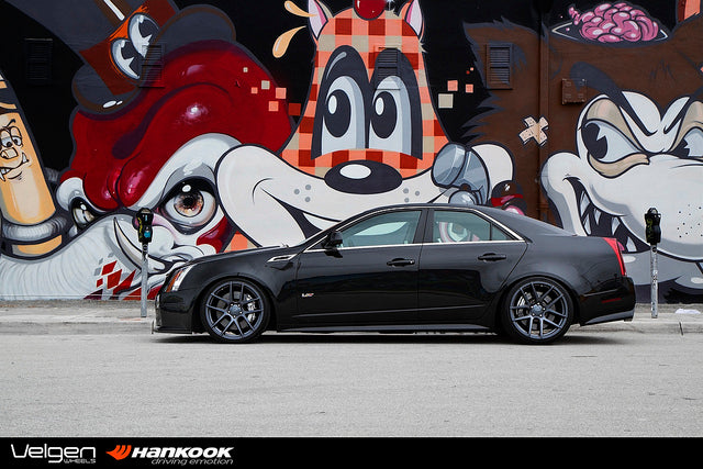 CADILLAC CTS-V ON // VELGEN WHEELS VMB5 //  MATTE GUNMETAL // 20X9 & 20X10.5