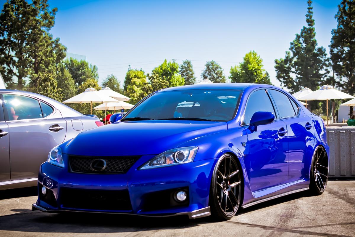 Lexus ISF on Velgen Wheels
