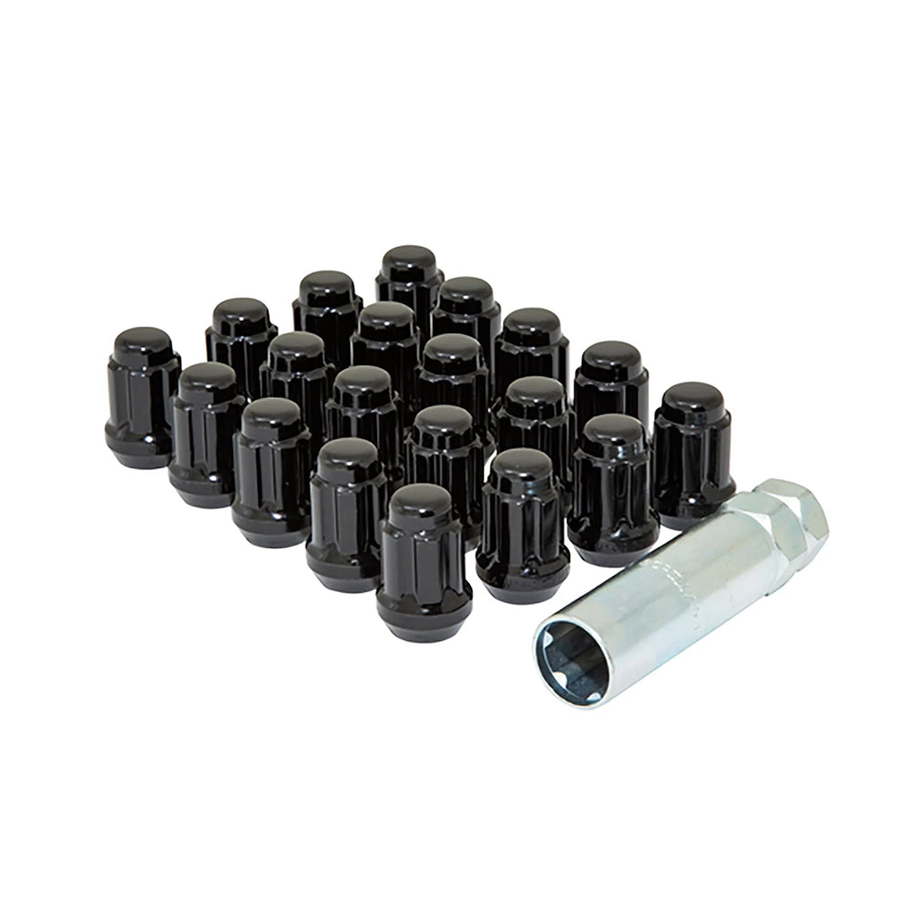 Gorilla Lug Nuts - M14 x 1.5 - Black Finish (Set of 20)