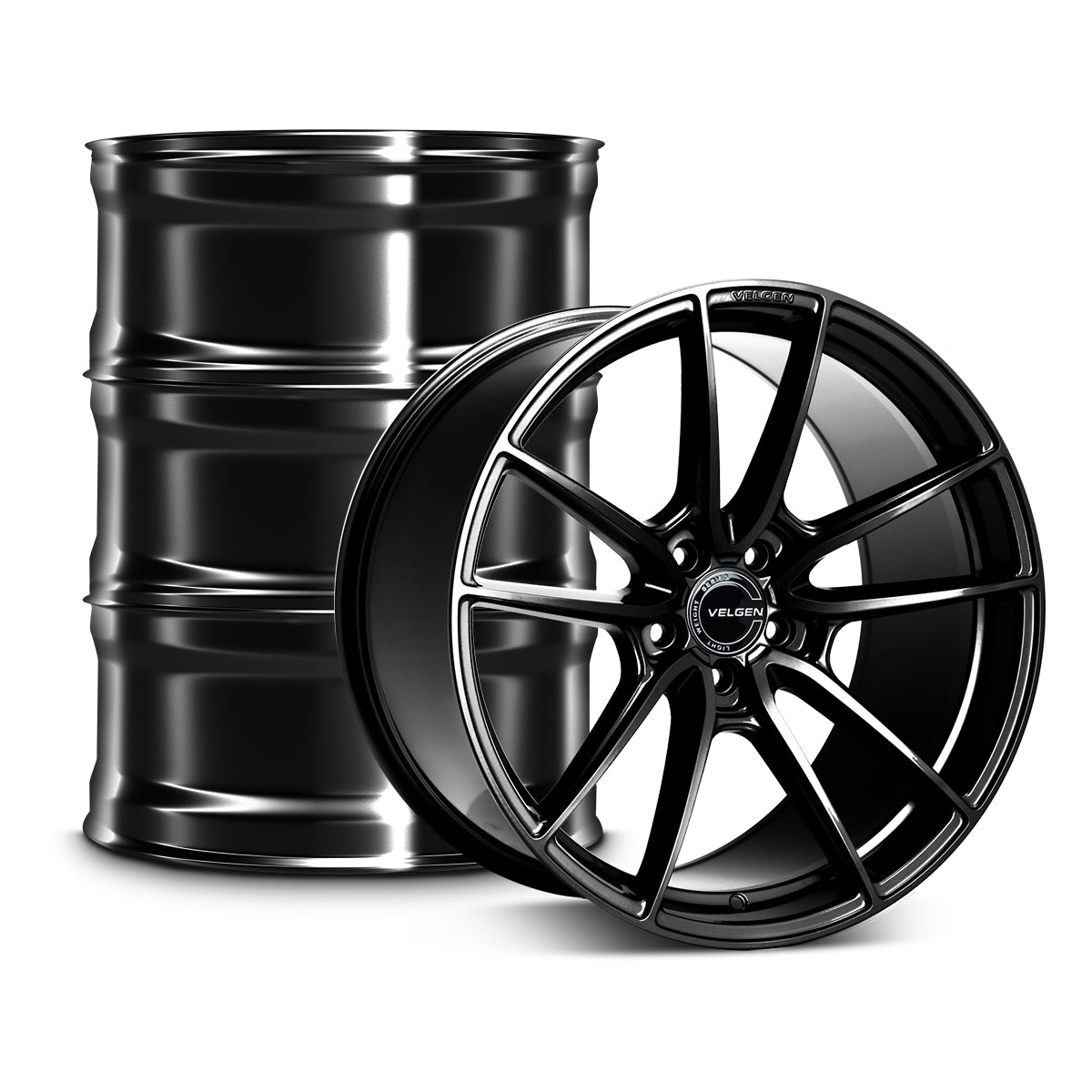 2018+ Hyundai G80 Velgen VF5 Wheel Set (Set of 4) - Gloss Black - 20x9 ...