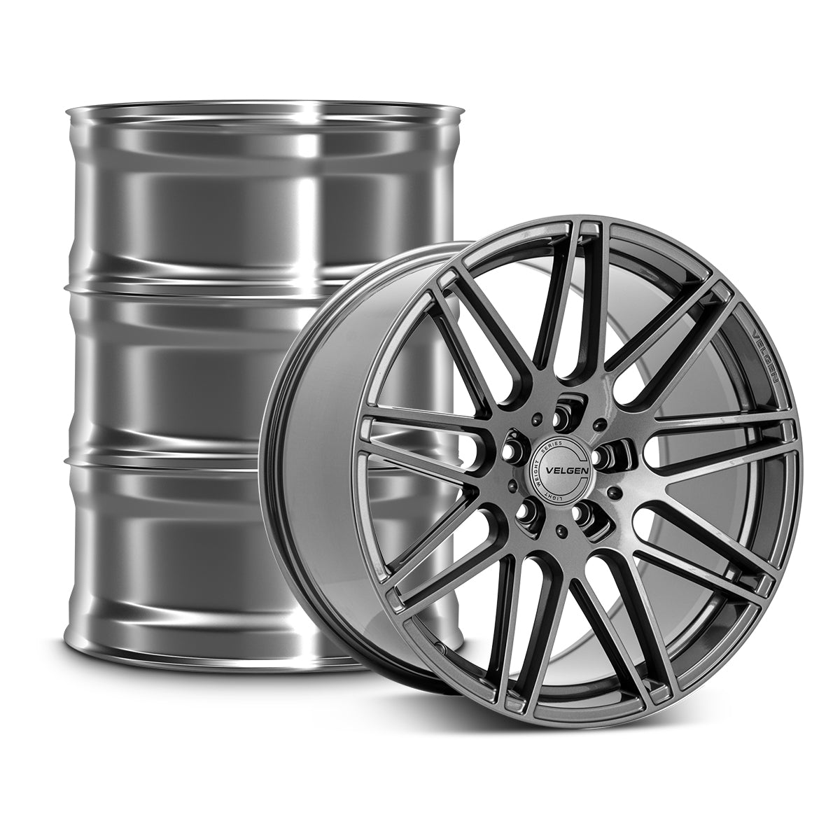 2018+ Hyundai G80 Velgen VF9 Wheel Kit - Gloss Gunmetal - 20x9.5/20x10 ...