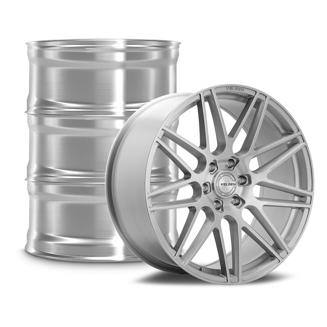 2021+ Ford F-150 Velgen VFF-9 Wheel Set (Set of 4) - Brushed Clear